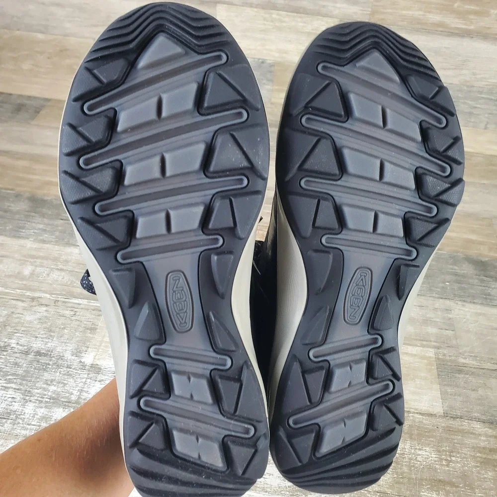 Keen Terradora Flex Mid Womens Shoe Sz 7 Black Steel Gray Waterproof Hiking Boot
